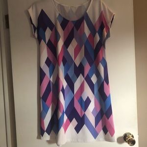 Geometric Print Dress